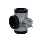 Legrand - Contactdooscombinatie Domino Draaibaar 3X2P+A