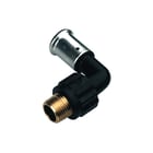 Henco - 5PK Fitting met 2 aansluitingen Pers Knie Bu 32X1"