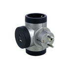 Legrand - Contactdooscombinatie 3x2p+a usb a+c z-w