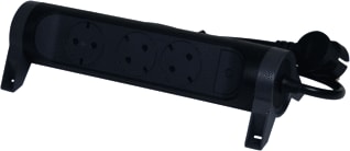 Legrand - Contactdooscombinatie Tkd 3X2P+A 1,5M Zwart