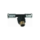 Henco - 14PK Fitting met 3 aansluitingen Pers Kunst T20X1/2X20 Bu