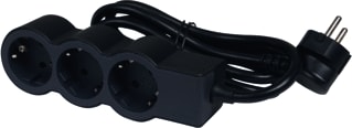 Legrand - Contactdooscombinatie Tkd 3X2P+A 1,5M - Zwart