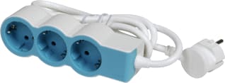 Legrand - Contactdooscombinatie Tkd 3X2P+A 1,5M Soft Bl