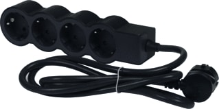 Legrand - Contactdooscombinatie Tkd 4X2P+A 5M - Zwart