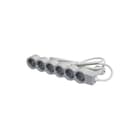 Legrand - Contactdooscombinatie Tkd 6X2P+A 5M - Wit-Grijs
