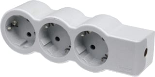 Legrand - Contactdooscombinatie Tkd 3X2P+A Zon Snoer W-Gr