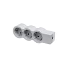 Legrand - Contactdooscombinatie Tkd 3X2P+A Zon Snoer W-Gr