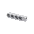 Legrand - Contactdooscombinatie Tkd 4X2P+A Zon Snoer W-Gr