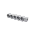 Legrand - Contactdooscombinatie Tkd 5X2P+A Zon Snoer W-Gr