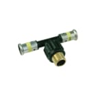 Henco - 14PKG Gas Fitting met 3 aansluitingen gas pers t 26x1/2x26 bu