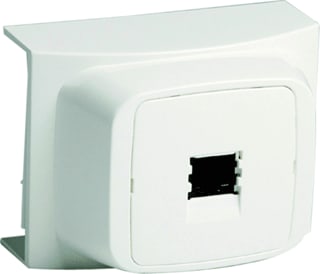 Attema - K40 ET40 Opbouwdoos plintgoot 1-V Telefoonaansl.Punt Wit