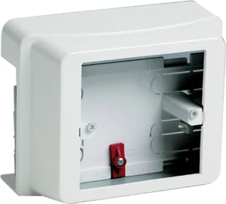 Attema - K40 EU40 Opbouwdoos plintgoot Universele Opbouwdoos Witt