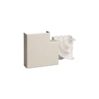 Attema - K40 FW40 Verticaal hoekstuk plintgoot Vlakke Hoek Creme