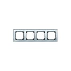 Schneider Electric Merten - M-Plan Afdekraam schakelmateriaal m-elegance afdkrm 4v zilv