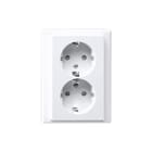 Schneider Electric Merten - M-Smart Wandcontactdoos (WCD schakelmat.) Wcd Schakmat Meg2420-1419