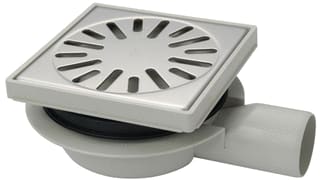 Aquaberg - 4016 Vloerput met 1 aansluiting Abs Put Ve 15X15Cm Rvs304