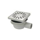 Aquaberg - 4616 Vloerput met 1 aansluiting Abs Put Ve 15X15Cm Rvs304