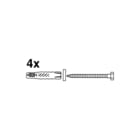 Linido - Toebeh./onderd. douche-/toiletstoel Hand Bevestigset Douchezit Se4