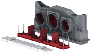Zehnder - ComfoTube Vent.adapter (roosteraansl.plenum) 990321745