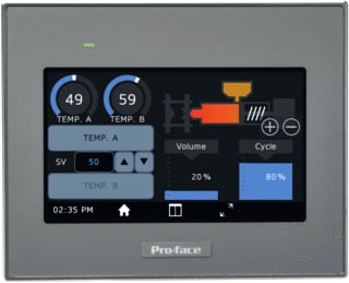 Schneider Electric - Grafisch paneel st-6200wa 4" w basic hmi