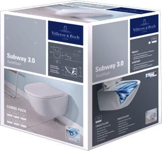 Villeroy & Boch - Subway 3.0 Closet Sub3 Combi Wclos Twistfl