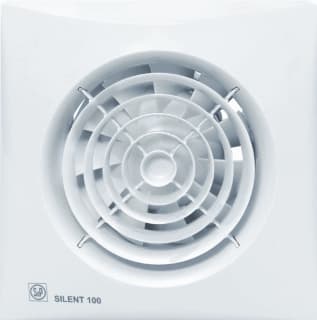 S&P - SILENT 100 Ventilator voor kleine ruimten Toilvent Sil100Crz