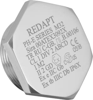 Redapt - Afdichtdop kabelinvoer Sshexm25