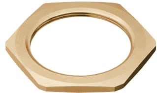 HAWKE - Wartelmoer kabel-/buisinvoer Brass Locknut M25