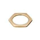 HAWKE - Wartelmoer kabel-/buisinvoer Brass Locknut M25