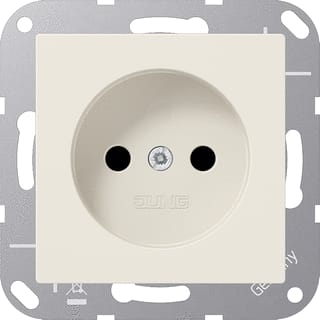Jung - AS RANGE Wandcontactdoos (WCD schakelmat.) Wcd. A Wit