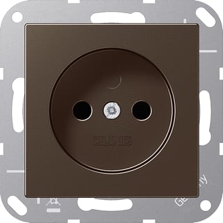 Jung - A RANGE Wandcontactdoos (WCD schakelmat.) Wcd. A Mokka