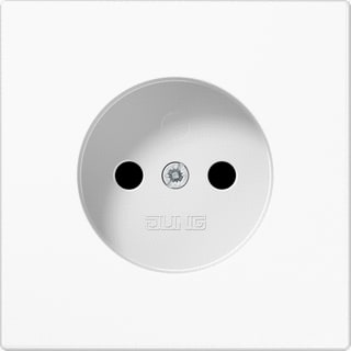 Jung - LS RANGE Wandcontactdoos (WCD schakelmat.) Wcd. Ls Alpine Wit