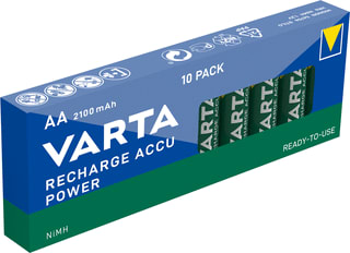 Varta - Recharge Accu Power Batterij, oplaadbaar Rech Accu Aa 2100Mah Ds10