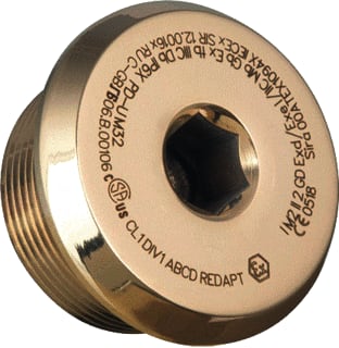 Redapt - Afdichtdop kabelinvoer Exde Domehead Plug M40
