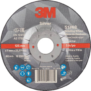 3M - Slijpsteen Afbschijf T27 127X7X2223