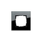 Gira - Esprit Afdekraam schakelmateriaal Afdkrm 1V Esprt Glas Zwrt