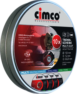 Cimco - Slijpschijvenset Slpschf Mult 125X1,2 Bl10