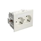 Stago - WGX-W Wandcontactdoos (WCD schakelmat.) Wcd 2-V M Sm Ral9010