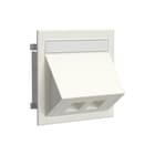 Stago - WGX-W Datacontactdoos twisted pair Rj45 Keystone Ral9010