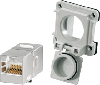 Weidmüller - Datacontactdoos twisted pair Connector Ie-X1M-Fj45/Rj