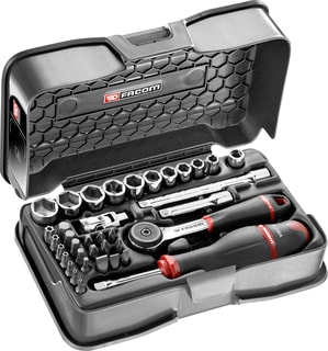 FACOM - Dopsleutel (set) Dopdoos 1/4' 6-K R161B 31