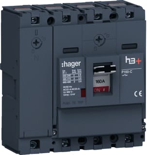 Hager - H3+ Lastscheider Vermsch P160 4P 160A Kooik