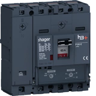 Hager - H3+ Vermogensschakelaar vermogensautomaat hes064dc