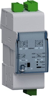 Hager - H3+ Toeb./onderd. laagsp.-schakeltechn. Com-Module Mdbs 2In/Uitgng