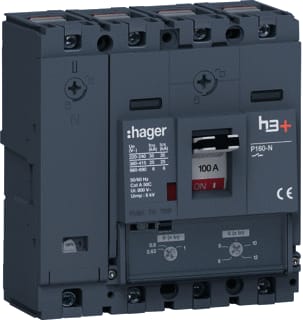 Hager - H3+ Vermogensschakelaar Vermogensautomaat Hhs101Dc