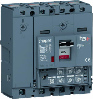 Hager - H3+ Vermogensschakelaar vermogensautomaat hms041jc