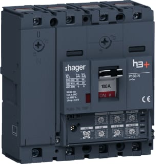 Hager - H3+ Vermogensschakelaar Vermogensautomaat Hns101Jc