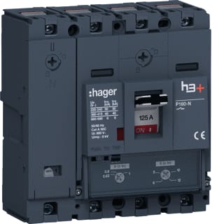 Hager - H3+ Vermogensschakelaar Vermogensautomaat Hns126Dc