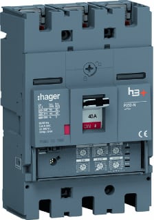 Hager - H3+ Vermogensschakelaar vermogensautomaat hnt040jr