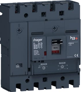 Hager - H3+ Vermogensschakelaar Vermogensautomaat Hnt064Dr